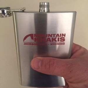 Brand New-Nice little 8oz stainless steel flask